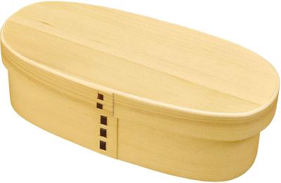Yamako Shiramatsu Wappa Bento Box Slim 803989 Natural 18 X 8 X H6cm Approx.