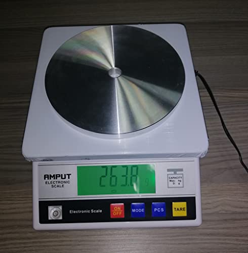 Aluminium Polierscheibe, Flaches Polierrad für Edelsteinschleif- und Poliermaschinen (6 Zoll (150 mm))