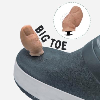 Shoe Charms Croc Clogs Accessory Realistic Big Toe Shape Beach Slippers Decoration Shoe Pins Shoe Buckle DIY Functional Dirt-resistant Keep Feet Dry