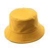 Female Spring and Autumn Personality Double-sided Light Plate Solid Color Bucket Hat Outdoor Sunscreen Sunshade Sun Hat Basin Hat