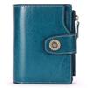 Wallet with Coin Genuine Soft [SENDEFN] Women's Bi-fold Purse, Leather, Touch, Anti-Skimming
