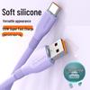 Silicone 120W Fast Charging Type-C Cable for Huawei, Vivo, Oppo, Honor 6A Flash Charge