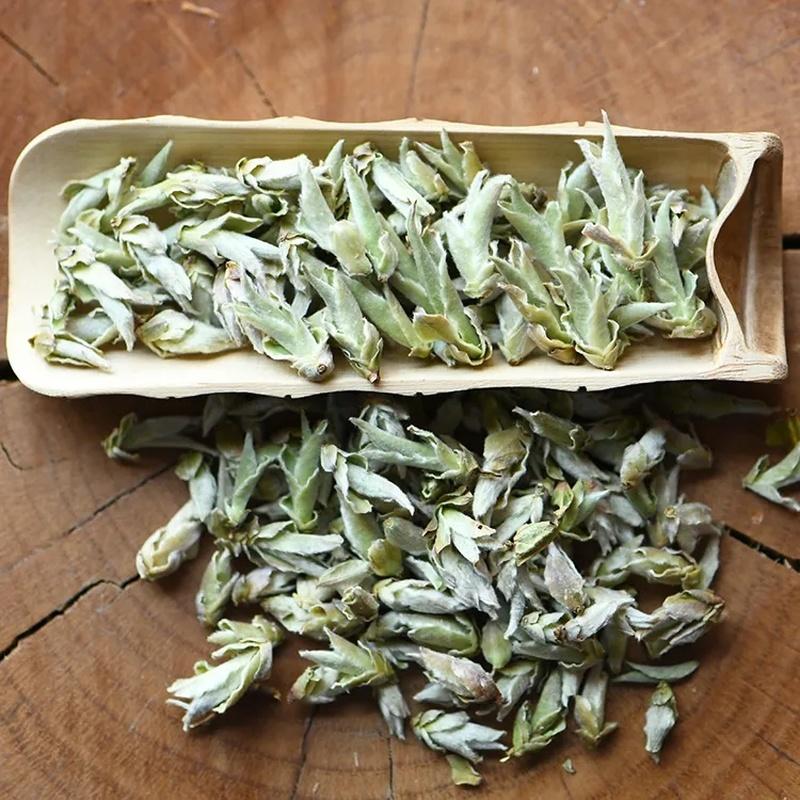 Пуэр листовой Шэн ча 250г Юньнань Белый бутон Чай Пуэр Бай Я Бао Шэн — фото 7