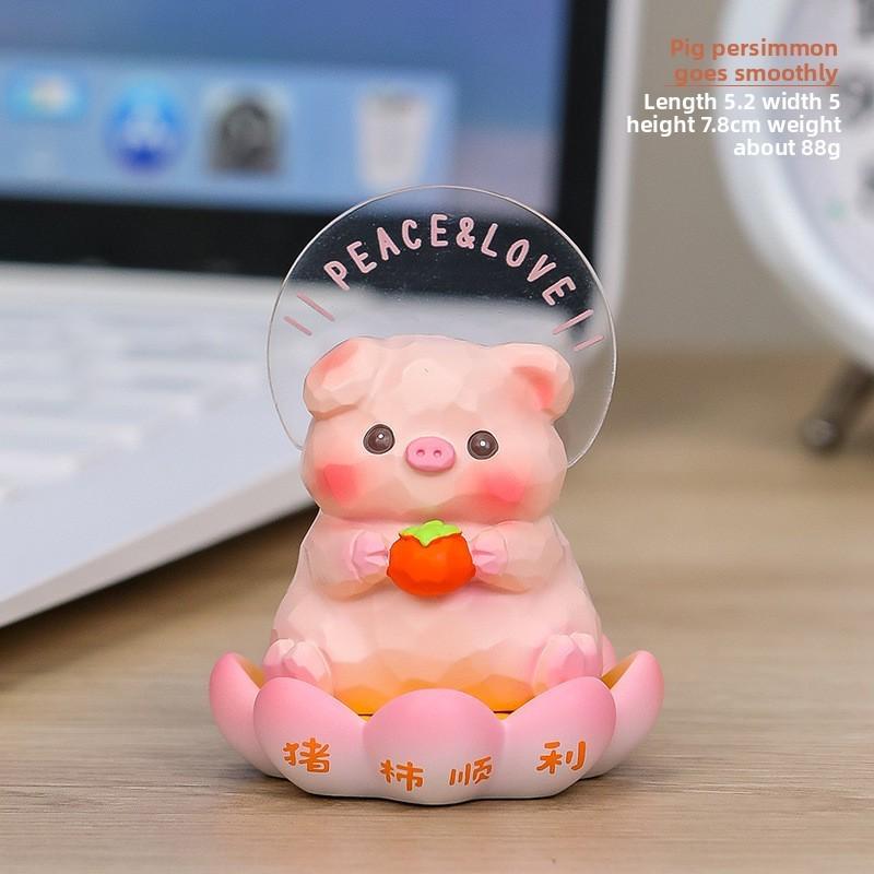 Chinese Zodiac Resin Figurine With Calm Mood For Office Decor And Giftgiving