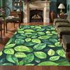 3D Palm Leaf Carpet Green Tropical Plants Rugs Kitchen Bathroom Anti-Slip Door Mats Carpet Living Room Bedroom Decor Floor Rugs