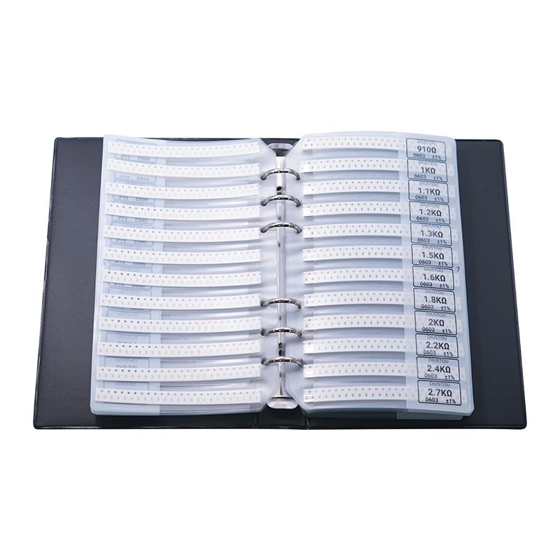 ספרי דוגמאות נגדים, קבלים, סלילים SMD