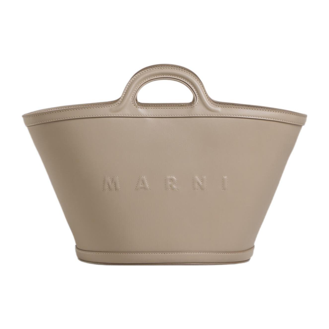 

Новая сумка с верхней ручкой с тисненым логотипом MARNI BMMP0097U0LV58900W51 40.1*21.1*26.9CM