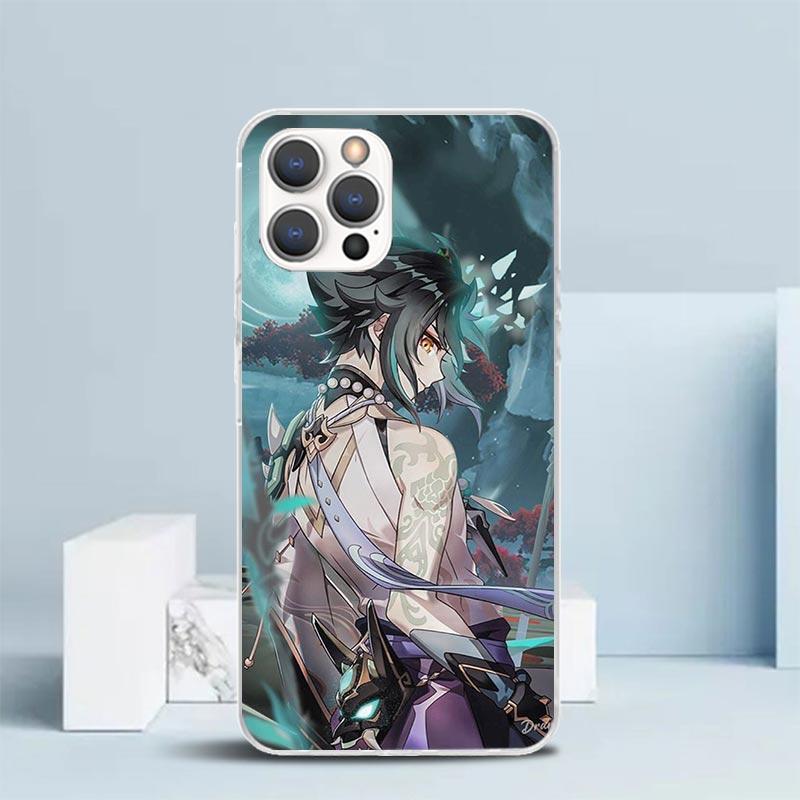 Xiao Genshin Impact Phone Case For IPhone 16 17 Air 16E 15 14 Plus 13 Mini 12 11 Pro Max 7 8 + SE 2020 Soft TPU Back Cover 16 17