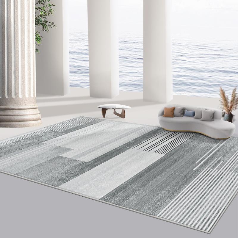 Japanese Modern Living Room Rugs Decoration Home Thickened Stretch Flannel Floor Mats Children's Bedroom Rug Large Area Carpets