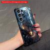 2DFlat Samsung Phone Case Blue-Eyed Kitten In Magical Forest Applicable To Galaxy S23 S24 S25ULTRA S26 A12 A14 A15 A16 A54 A55