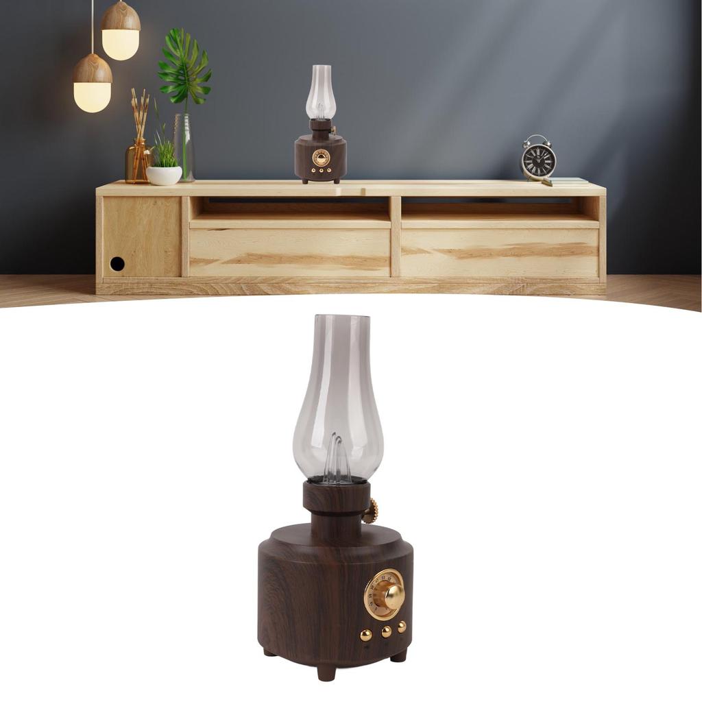 Speaker Vintage Table Lamp Support USB Memory Card   Input Wireless Speaker for Bedroom Bar