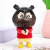Crayon Shinchan Pvc Action Figure With Gun Robber Anime Collectible Toy For Fans