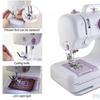 12 Needle Portable Sewing Machine Mini Electric Household Manual Repair Sewing Pressing Foot Pedal Beginner