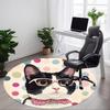 1pc Cat Glasses Carpet for Office, Non-slip, Soft and Durable Office Rug, Perfect for Office Yy260128081