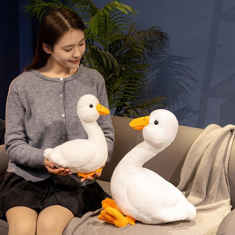 Simulated Duck Plush Toy With Pp Cotton Filling Soft Stuffed Animal For Kids Gift
