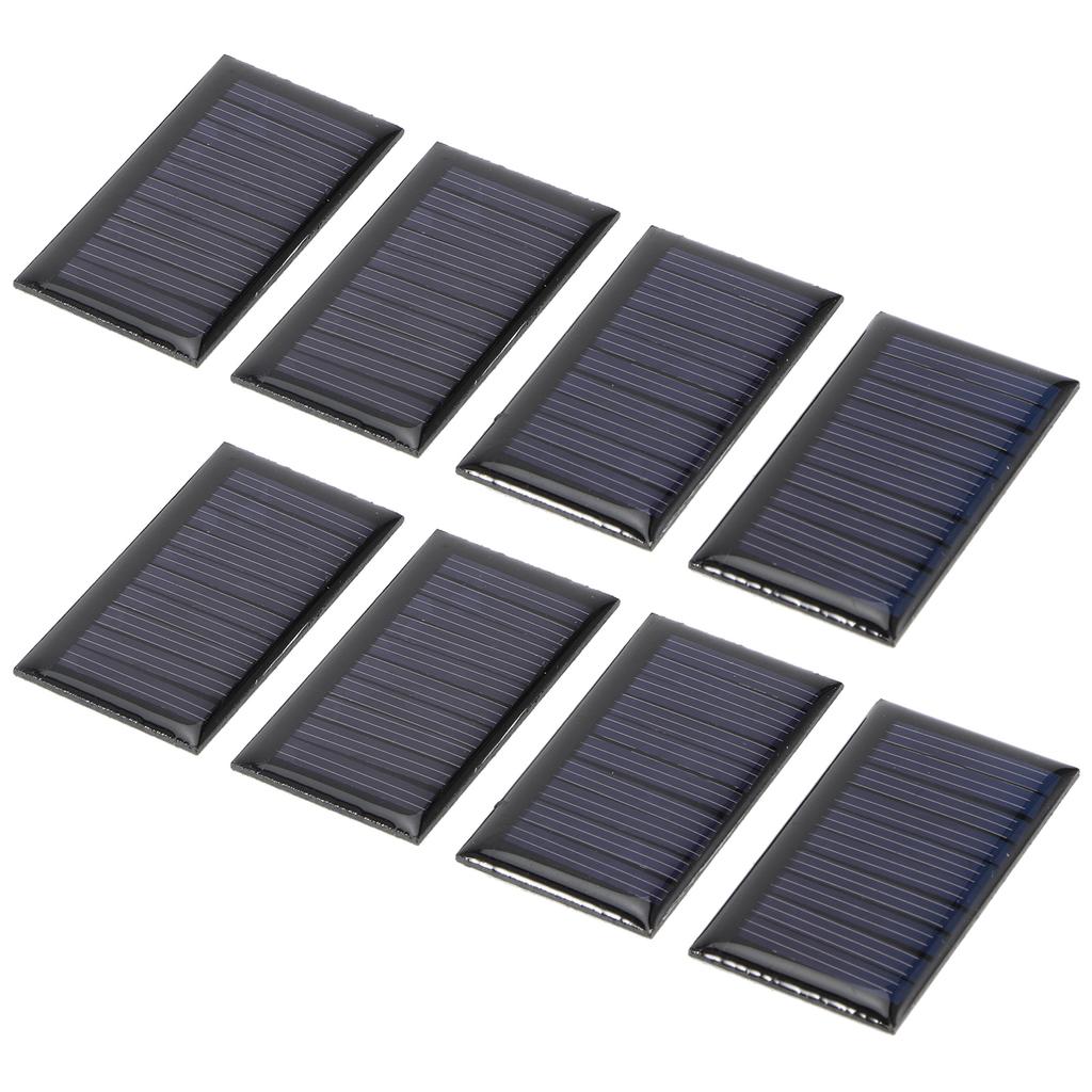 8PCS 30MA 5V Mini Solar Cells Panels DIY Solar Epoxy Plate Electric Toy Materials Photovoltaic Cells Charger