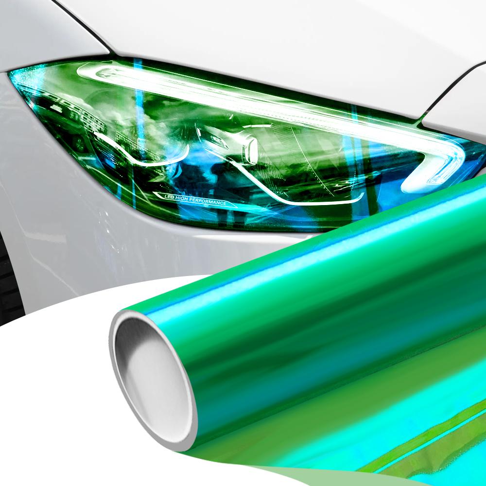 Automobile Chameleon Headlight Color Cover Headlight Tail Light Waterproof Mist Motorcycle Light Self-adhesive Film Accessories