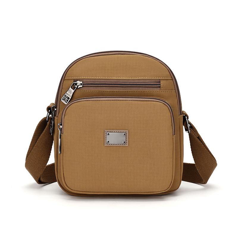 

Многослойная водоотталкивающая сумка кроссбоди женская мини-сумка через плечо сумка для мамы коричневый