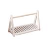1:12 Dollhouse Miniature Bread Rack Cake Stand Rack Food Storage Shelf Wooden Kitchen Furniture Model DollHouse Decor Accessory