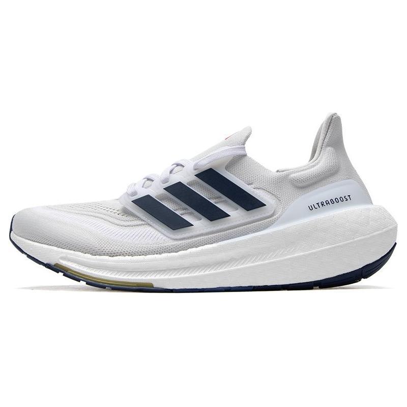 Adidas Ultraboost Light Crystal White Dark Blue Sneakers ID3285
