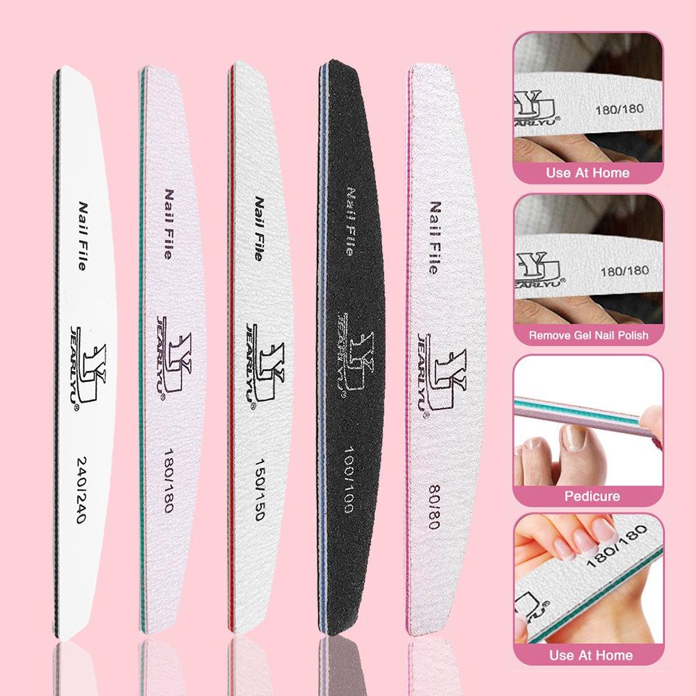 Double Sided Nail File Professional Nail Polish File Durable Manicure Tool Manicure
