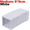 20pcs White Black Transparent Floating Display Box Plastic Film Jewelry Packaging Box Jewelry Necklace Ring Collect Storage Box