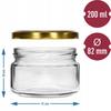 Jam jars with lids, 6 pcs, 200 ml