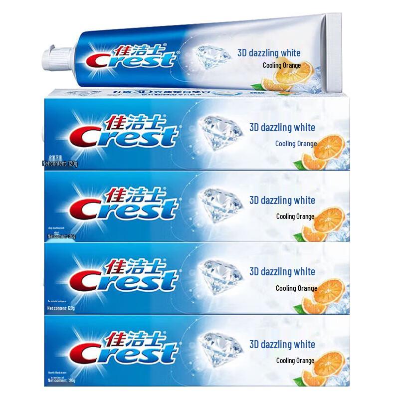 Crest 3D White Energizing Ice Orange Toothpaste