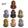Einzigartiges Weihnachtsgeschenk für Sie Blumenfee Stoff-Poke-Art-Set, 3D-Puppe Stanzen Bastelbedarf Anfänger Nadelstickerei Bastelset Erwachsene,