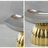 Pedestal Fruit Tray Modern with Gold Base Elevated for Hosts