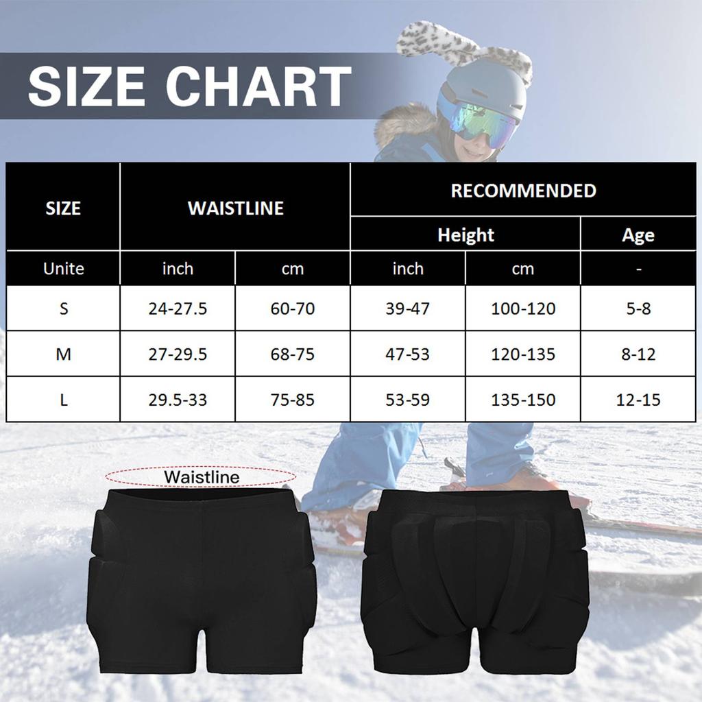 Kids Pads For Roller Skating Accessories 3d Protection For Butt And Tailbone Kids Hips Protective Pads