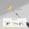 2Pcs Cabinet Pull Brass Dressers Knob Round Stripe Drawer Door Pulls Handles Kitchen Bedroom Furniture Hardware
