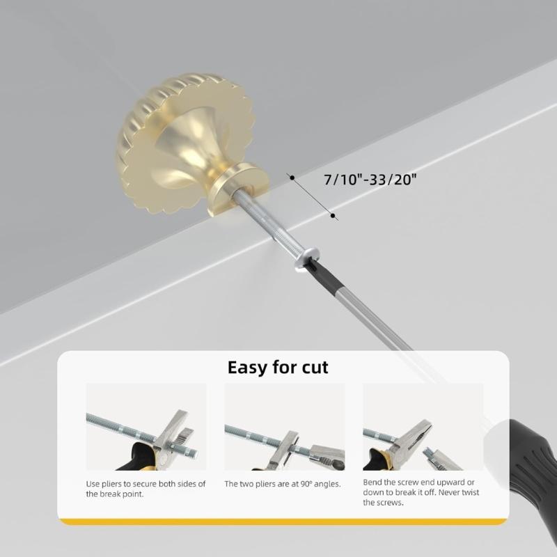 2Pcs Cabinet Pull Brass Dressers Knob Round Stripe Drawer Door Pulls Handles Kitchen Bedroom Furniture Hardware