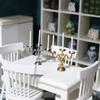 1/2 PCS Vintage 3-Arm Candelabra with Candles – 1:12 Miniature in Gold/Silver for Dollhouse, Fairy Garden & Micro Landscapes
