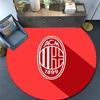 Associazione Calcio Milan3 Round Area Rug,Carpet Rug for Living Room Bedroom Sofa Playroom Decor,Non-slip Floor Mat