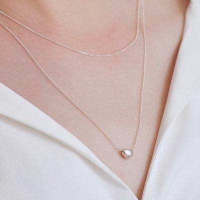 Dmoment (925Silver) Gem LD Necklace