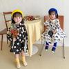 2026 Spring Korean Style Girls' Polka Dot Cotton Dress – Stylish, Loose Children's Clothing