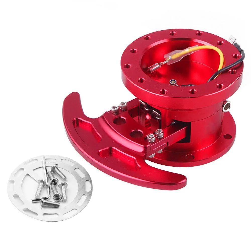 Universal Adapter Aluminum Body Removable Snap Off Boss Kit Tilt Racing Steering Wheel Quick Release Hub Kit Auto Parts