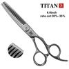Titan Friseurschere, Friseur-Schneidwerkzeuge, Effilierschere für Friseure, 6,0 Zoll, VG10-Stahl