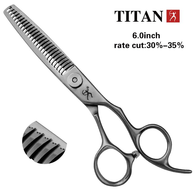 Titan Friseurschere, Friseur-Schneidwerkzeuge, Effilierschere für Friseure, 6,0 Zoll, VG10-Stahl