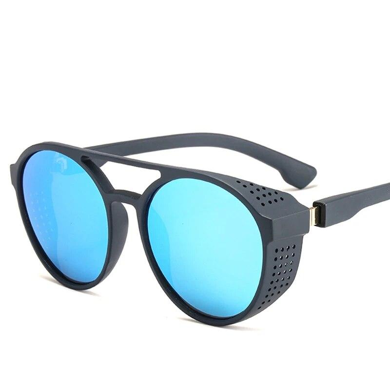 Men Fashion Round Punk Sunglasses Women/Men 2022 Vintage Round Sun Glasses High Quality Brand Designer Sunglass De Sol UV400