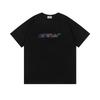Off-White Nowość Wiosna/Lato 2025 Bluza z kapturem z okrągłym dekoltem i wzorem pękającego anioła OW, T-shirt z krótkim rękawem dla mężczyzn i kobiet