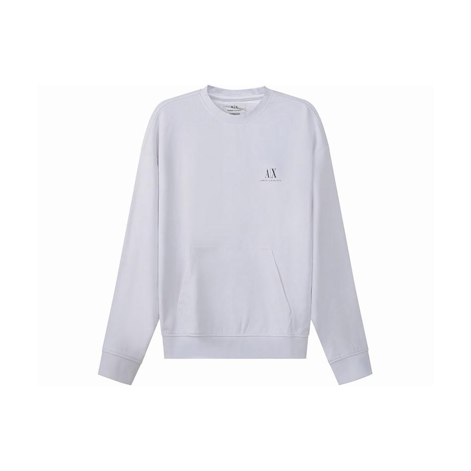 ARMANI EXCHANGEAE Sweatshirt Men's White 8NZMSC-ZJKRZ-1100