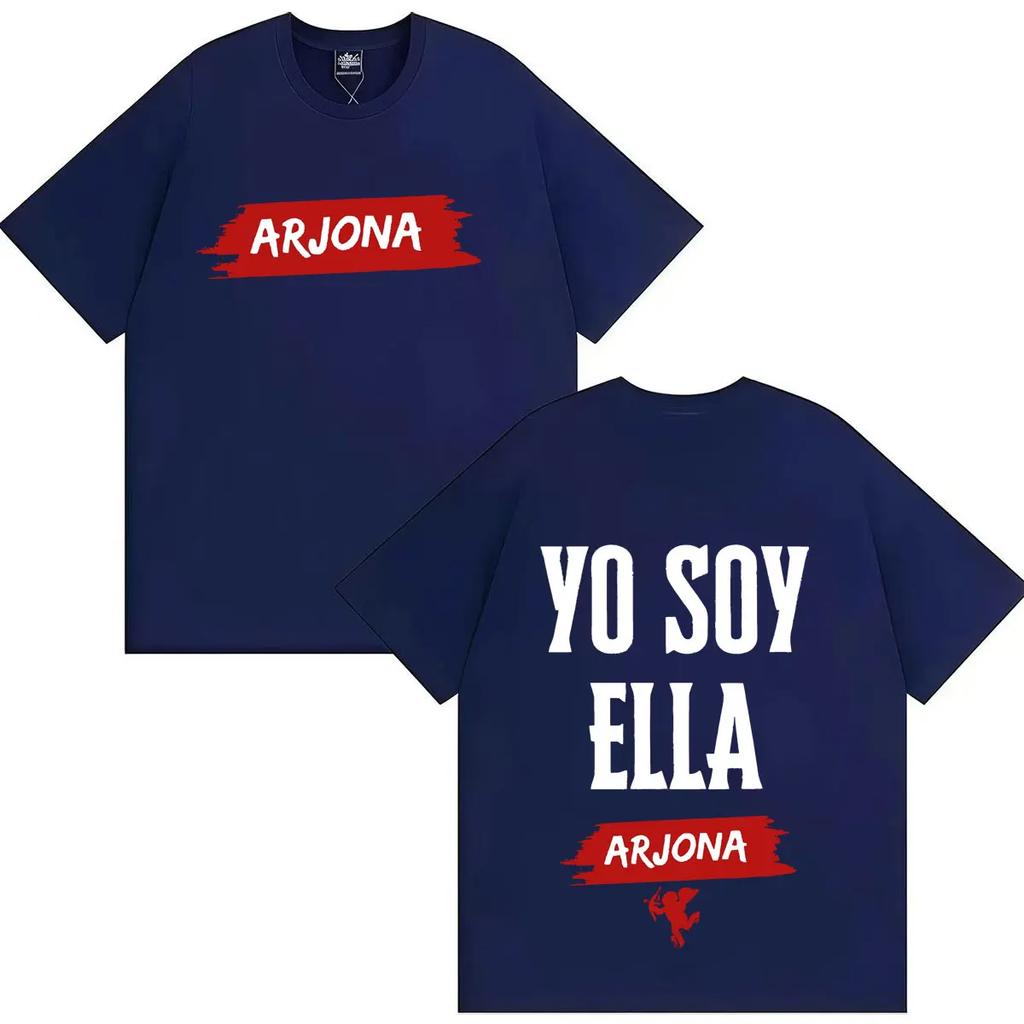 Ricardo Arjona Graphics Y2K Tshrit Mens Womens Fashion Hip Hop Tshrits Cozy Double Sided Print Oversized Couples Tee