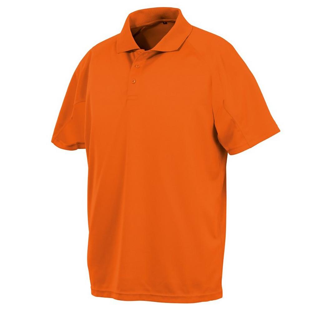 Spiro Impact Mens Performance Aircool Polo T-Shirt