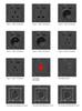 Customized British 13A UK Standard Wall Switch 16A Universal Socket 2.1A USB Outlet Light 4 Gang Single Pole 4-way Natural Stone
