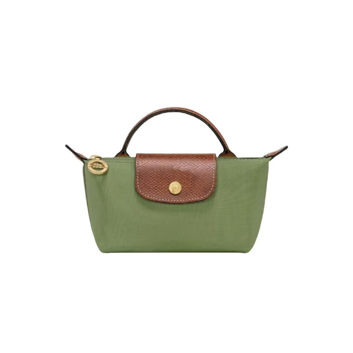 Schoolbag Toepasbaar op Longxiang minitas schouderband leer transformatie crossbody dumplingtas klein gratis ponsgat gesp hangtasband No Punching brown