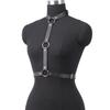 Cintura Moda Donna Stile Street Harness in Pelle Cintura Vita Corsetto Decorativa Punk Fascia Vita in Pelle Accessori Abbigliamento Gotico