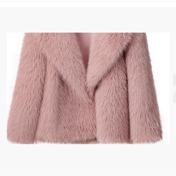 Fur Big Lapel Faux Fur Coat Short Fashion Fox Fur Coat Fluffy Plush Women's Clothing