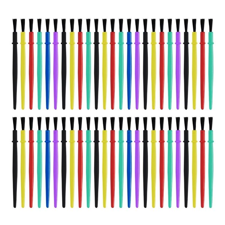 50 Pcs Nylon Hair Paint Brushes Art Supplies Small Watercolor Painting Brushes Set for Adult Students